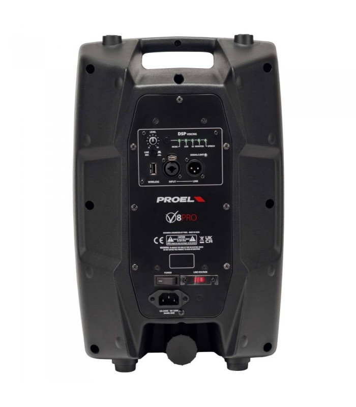 PROEL V8PRO CASSA ATTIVA 8'' 600W CON DSP