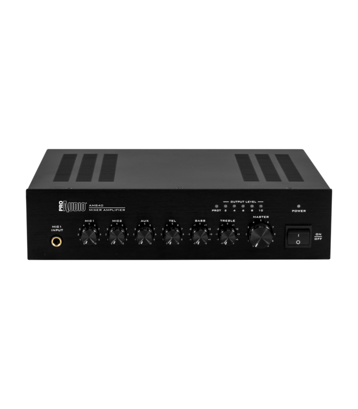 PROAUDIO AM840 AMPLIFICATORE MIXER PER IMPIANTI PA