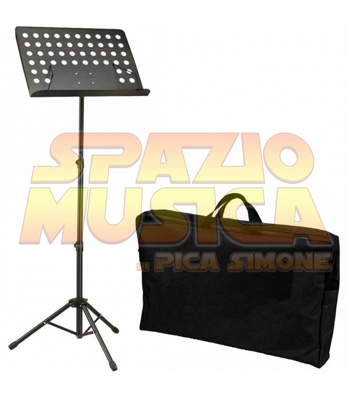 BESPECO BAS100 LEGGIO DA ORCHESTRA TAVOLA FORATA REMOVIBILE + BORSA