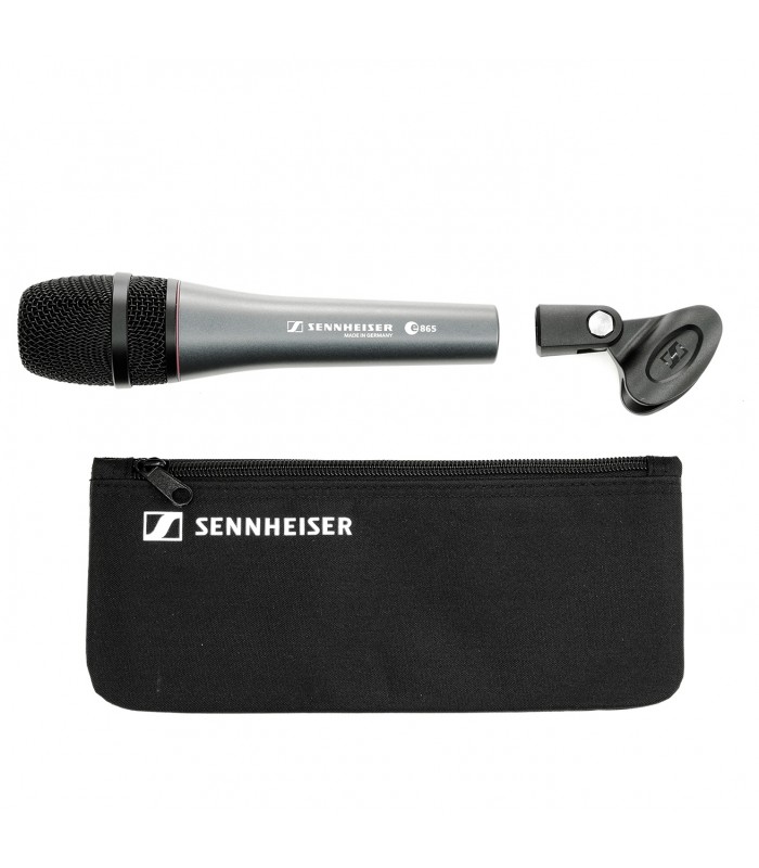 SENNHEISER E865 MICROFONO A CONDENSATORE SUPERCARDIOIDE PER VOCE