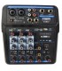 COBRA AUMX4 MIXER AUDIO 4 CANALI CON LETTORE USB BLUETOOTH + EFFETTO VOCE