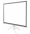 SCHERMO PROIEZIONE SU TREPPIEDE 170x170cm 95'' 1:1