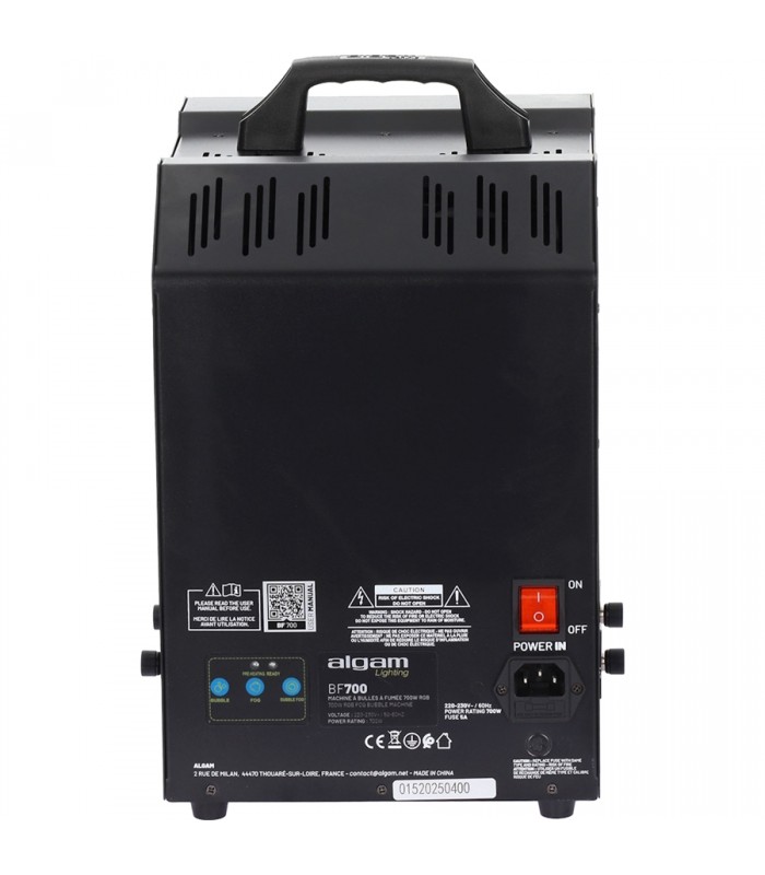 ALGAM LIGHTING BF700 MACCHINA DELLE BOLLE CON FUMO DA 700W
