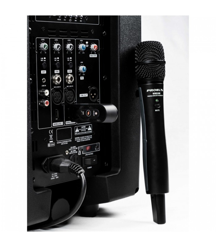 PROEL V10WAVE CASSA ATTIVA 10'' 600W BLUETOOTH USB E SD CARD