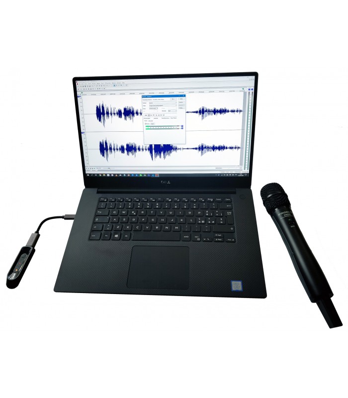 PROEL U24H MICROFONO USB WIRELLS A MANO GELATO