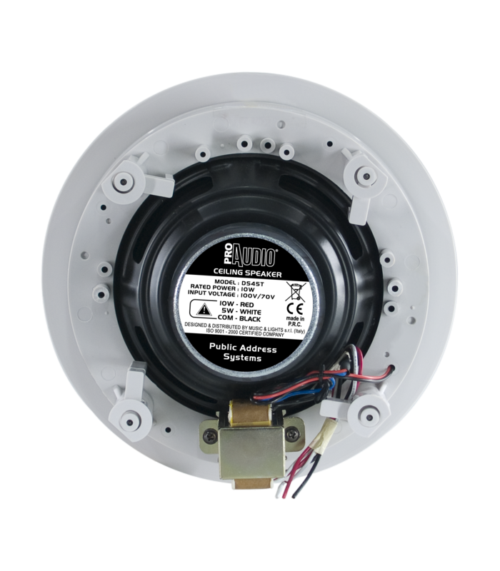 PROAUDIO DS45T DIFFUSORE ACUSTICO DA INCASSO PER INSTALLAZIONE PA