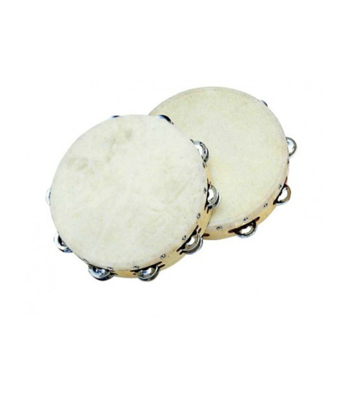 PEACE RH 2 1008 TAMBURELLO IN ACERO CON PELLE NATURALE 10" ( 25cm )