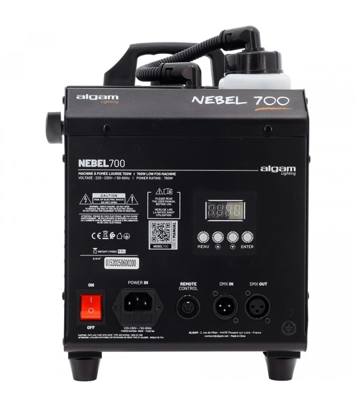 Algam Lighting NEBEL700 Macchina del Fumo Basso 700W