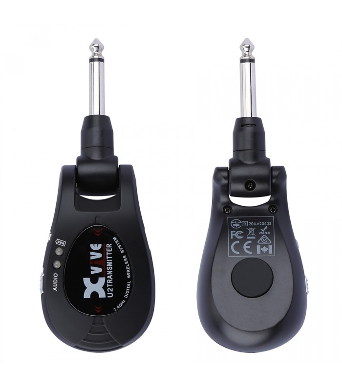 XVIVE U2 BLACK SISTEMA WIRELESS TRASMETTITORE RICEVITORE PER CHITARRA BASSO