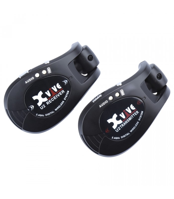 XVIVE U2 BLACK SISTEMA WIRELESS TRASMETTITORE RICEVITORE PER CHITARRA BASSO