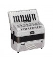 SOUNDSATION VOCE I 2648 WH FISARMONICA 48 BASSI BIANCA + BORSA