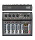 ITALIAN STAGE 2MIX6 PRO MIXER AUDIO USB MP3 BLUETOOTH CON EFFETTI PER VOCE
