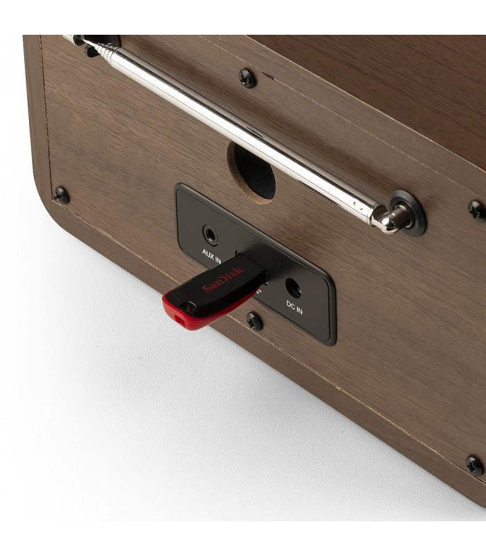 Audizio Avio DAB+Radio BT, FM TFT Wood
