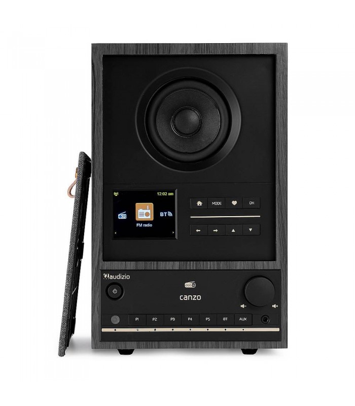 Audizio Canzo Booksh.Intern.DAB BT drk grey