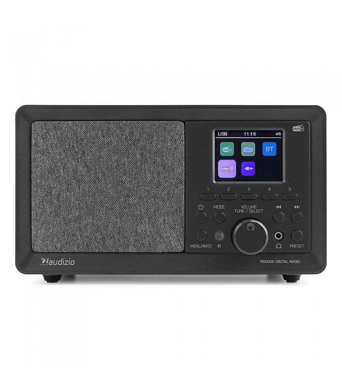 Audizio Padova DAB+Radio BT IRC Wood
