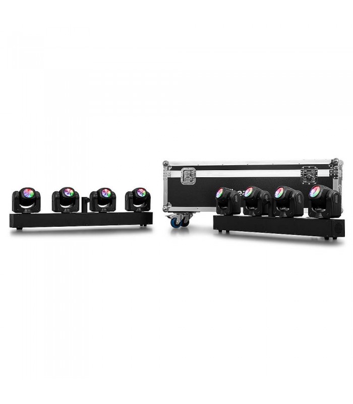 beamZ FCPQ Flightcase Panther Quatro 2pcs