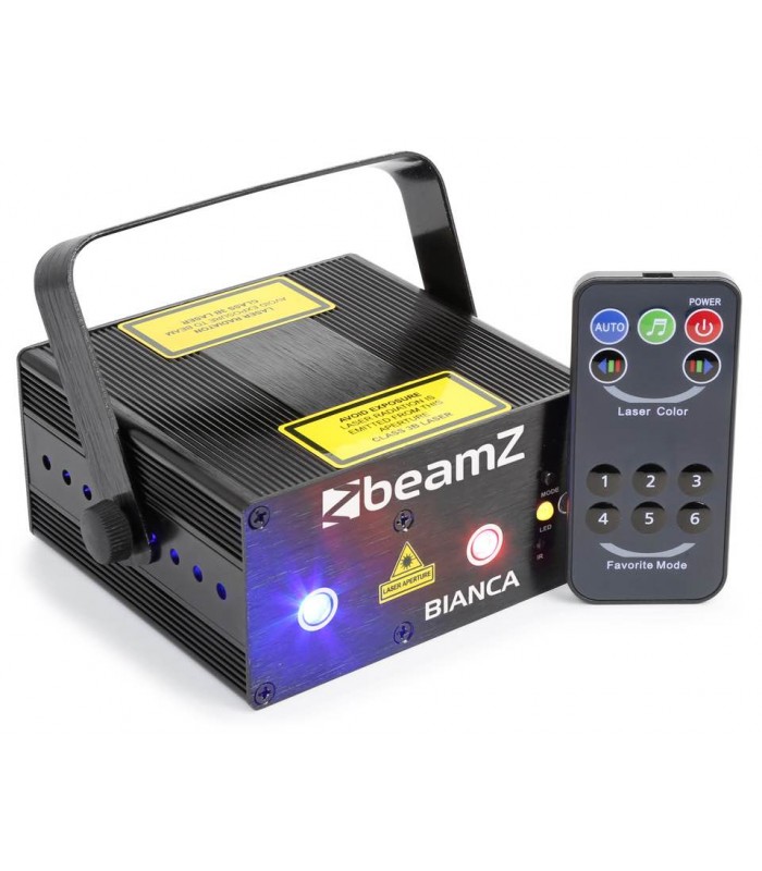 beamZ Bianca Double Laser RGB Gobo IRC