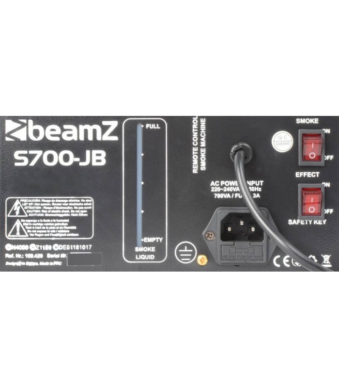 beamZ S700-JB Smokemachine + Jelly LED