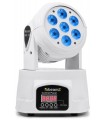beamZ MHL74 Wash 7x10W QUAD 12chDMX WHITE