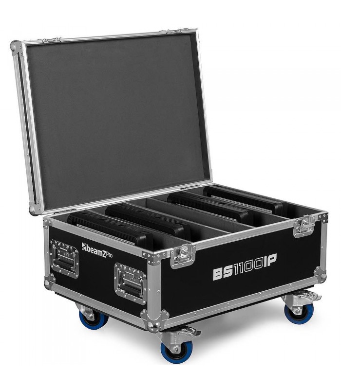 beamZPro FLCBS04 Flightcase for BS1100IP 4 pcs 