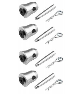 beamZPro P30 Set of 4 Couplers Baseplate