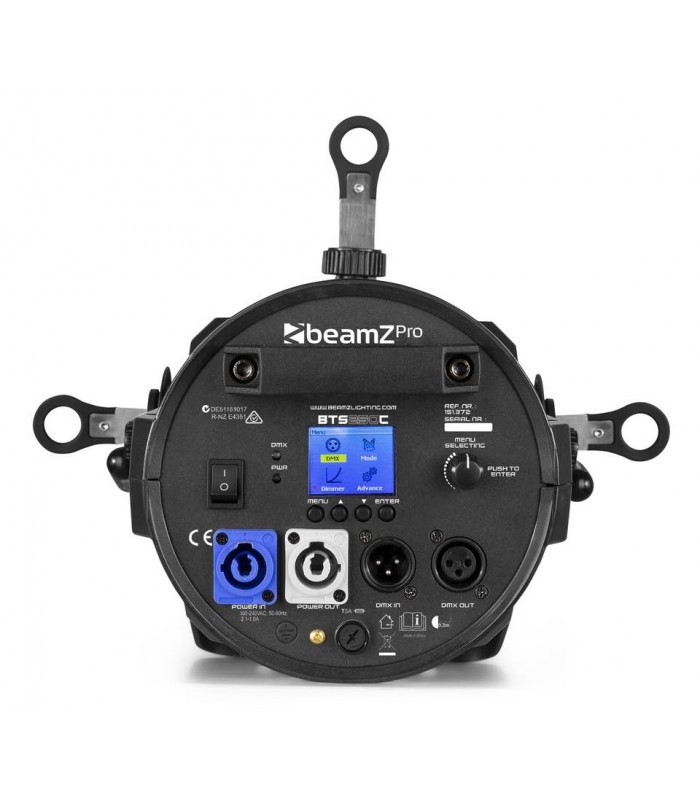 beamZPro BTS250C Profile Spot Zoom 250W RGBW