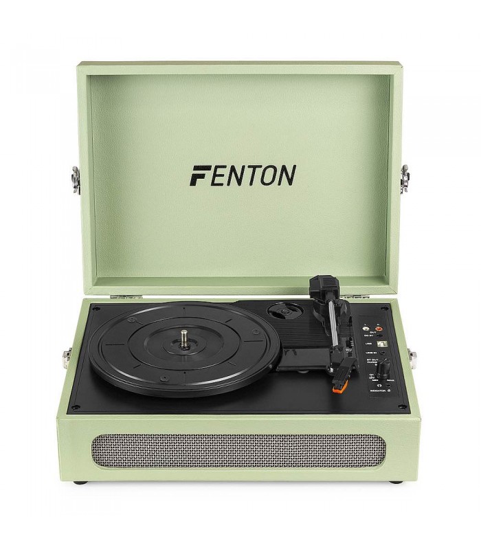 Fenton RP118C Record Player BTout Green