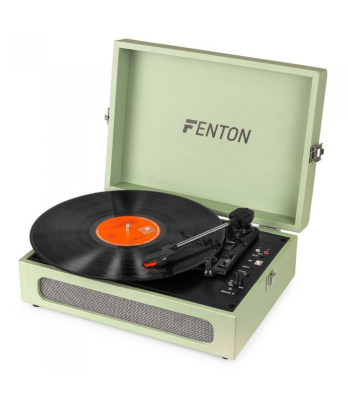 Fenton RP118C Record Player BTout Green