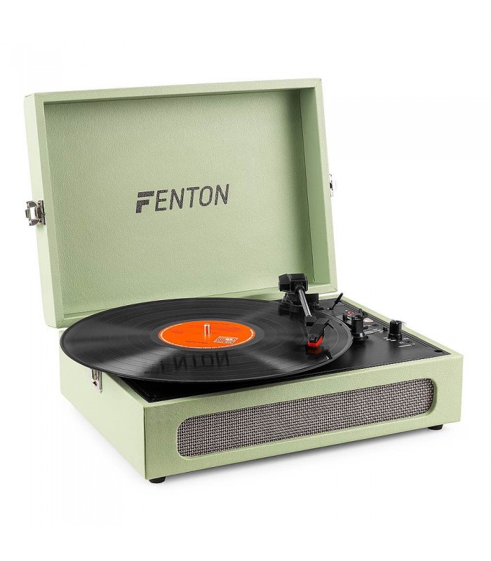 Fenton RP118C Record Player BTout Green