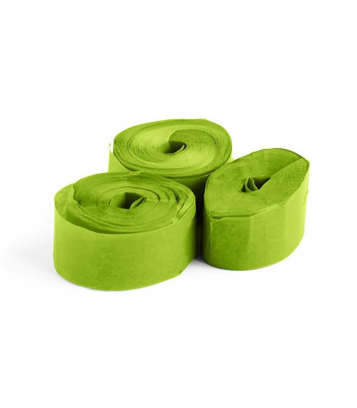 MagixFX Streamers 10 m x 2,5 cm - Light Green