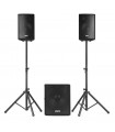 Vonyx VX1015BT set 15sub BT+ 2Top10wood