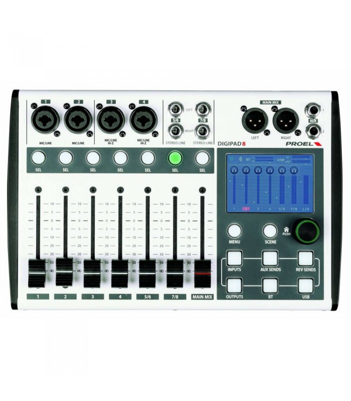 PROEL DIGIPAD8 MIXER DIGITALE 8 CANALI