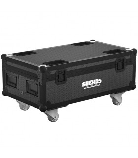 SHEHDS FLIGHT CASE DI RICARICA PER 10 ARCHITETTURALI LED 6 x 18 WATT RGBWYP A BATTERIA
