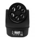 SHEHDS LED BEE EYE 615 BUNDLE 4 TESTE MOBILI EFFETTO LUCE BEAM E WASH RGBW 6 X 15 WATT DMX + CASE