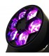 SHEHDS LED BEE EYE 615 BUNDLE 4 TESTE MOBILI EFFETTO LUCE BEAM E WASH RGBW 6 X 15 WATT DMX + CASE