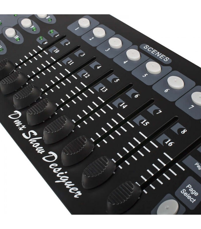 SHEHDS MIXER LUCI 192 CANALI DMX 240 SCENE 8 SLIDER