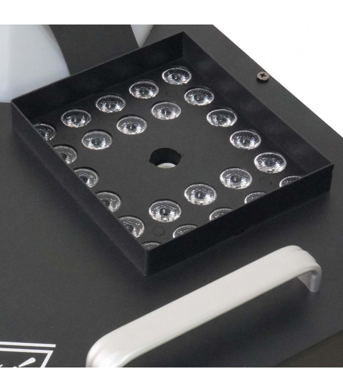 GOLDEN CENTURY F1500LQ-24 MACCHINA DEL FUMO 1500 WATT DMX 24 LED RGB 3 WATT GETTO VERTICALE TIPO CO2 TELECOMANDO REMOTO GITTATA 