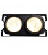 GOLDEN CENTURY GZ2B WARM WHITE BLINDER LED 2 x 100 WATT WARM WHITE DMX - AUTO - MASTER SLAVE - AUTO - SOUND ACTIVE 4 PEZZI + CAS