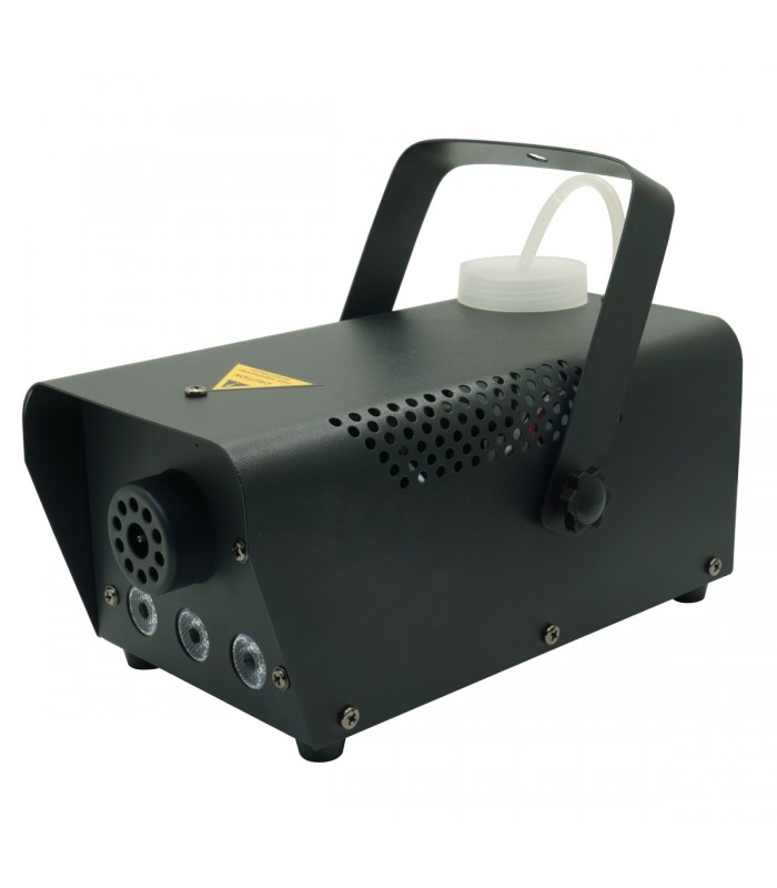 GOLDEN CENTURY F400L MACCHINA DEL FUMO 400 WATT CON 3 LED 1W RGB TELECOMANDO CABLATO GITTATA 4 METRI