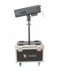 GOLDEN CENTURY FS300LED FOLLOWSPOT ( OCCHIO DI BUE ) SEGUIPERSONA A LED 300 WATT CON SUPPORTO STAND E FLIGHT-CASE