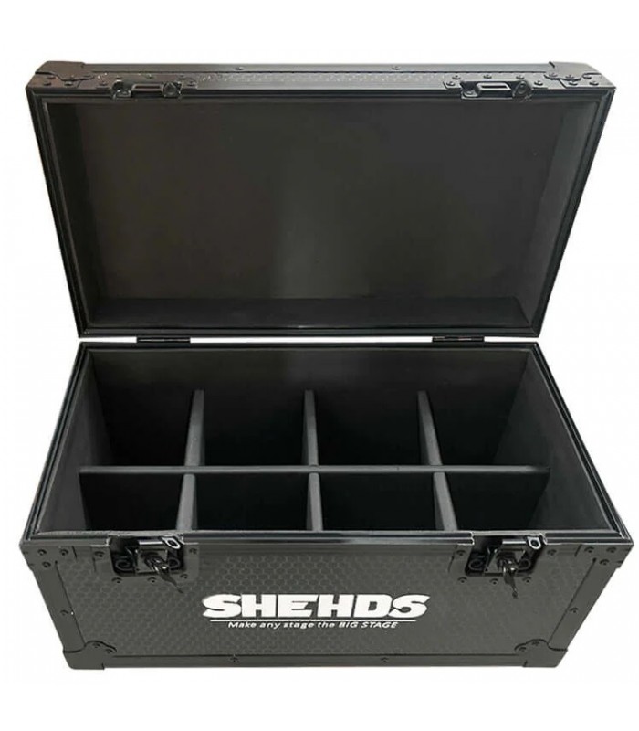 SHEHDS FLIGHT CASE DI RICARICA PER 8 PAR LED 18 x 18 WATT RGBWA-UV
