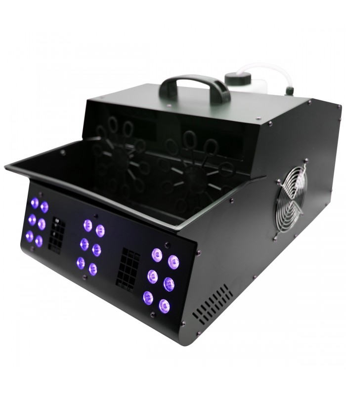 GOLDEN CENTURY B05U MACCHINA DELLE BOLLE CON FUMO E 18 LED RGB DISPLAY DMX E TELECOMANDO