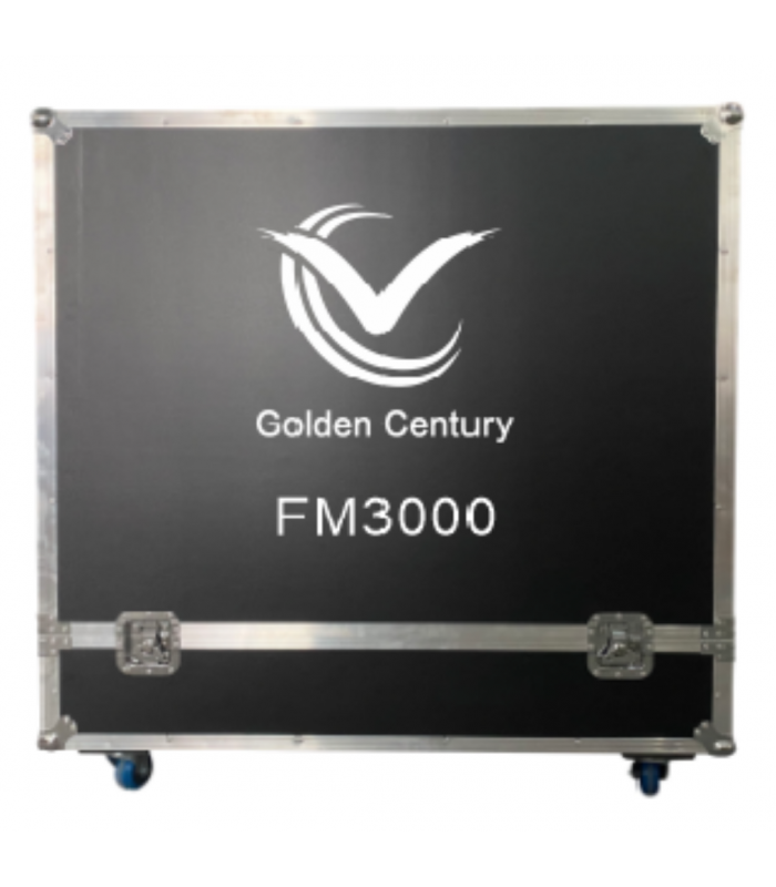 GOLDEN CENTURY FM3000 FOAM MACHINE CANNONE MACCHINA SCHIUMA PARTY CON CARRELLO E FLIGHT CASE