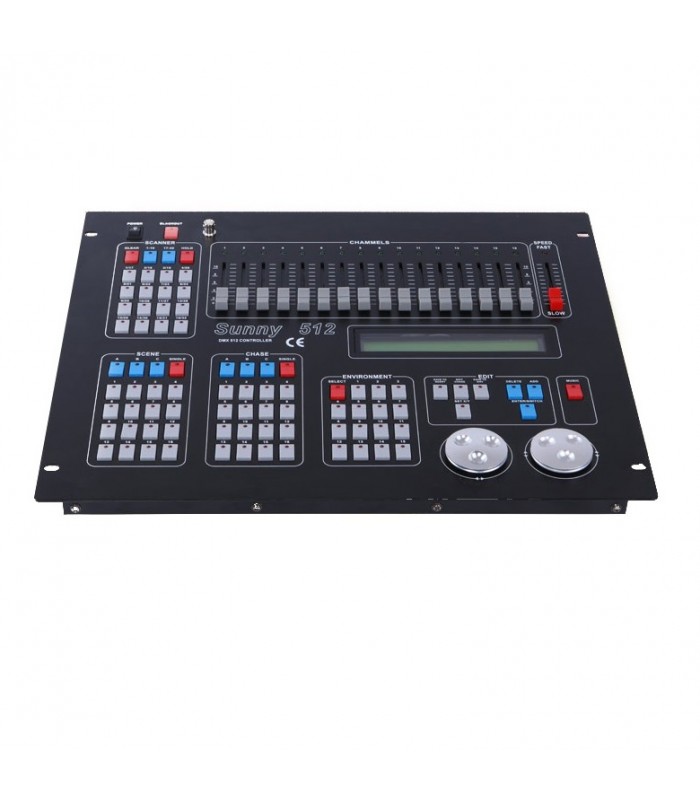 GOLDEN CENTURY D512 SUNNY 512 CONSOLE CENTRALINA LUCI MIXER DMX A RACK