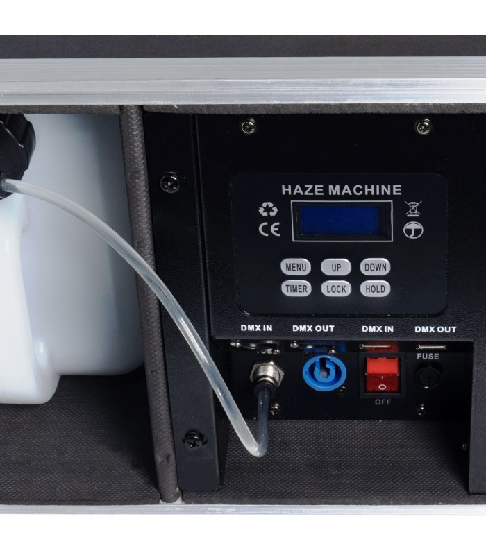 GOLDEN CENTURY HZ-1200 HAZE MACHINE MACCHINA DELLA NEBBIA HAZER 1200 WATT DMX IN FLIGHTCASE E TELECOMANDO