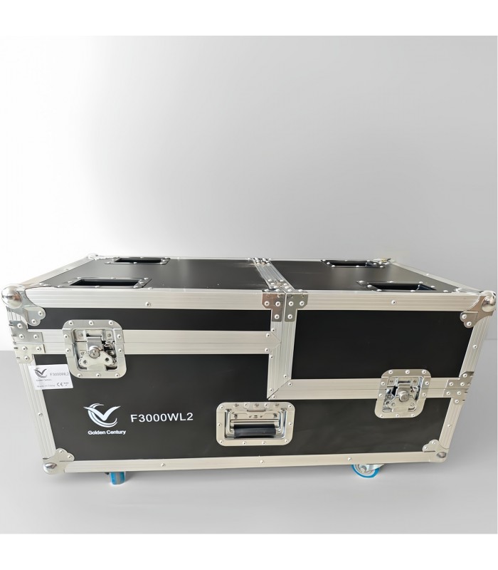 GOLDEN CENTURY F3000WL LOW FOG MACHINE MACCHINA DEL FUMO BASSO 3000 WATT CON DOPPIO DIFFUSORE