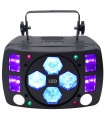 GOLDEN CENTURY LE06N3 EFFETTO LUCE A LED 4IN1 BEE EYES STROBO UV E LASER