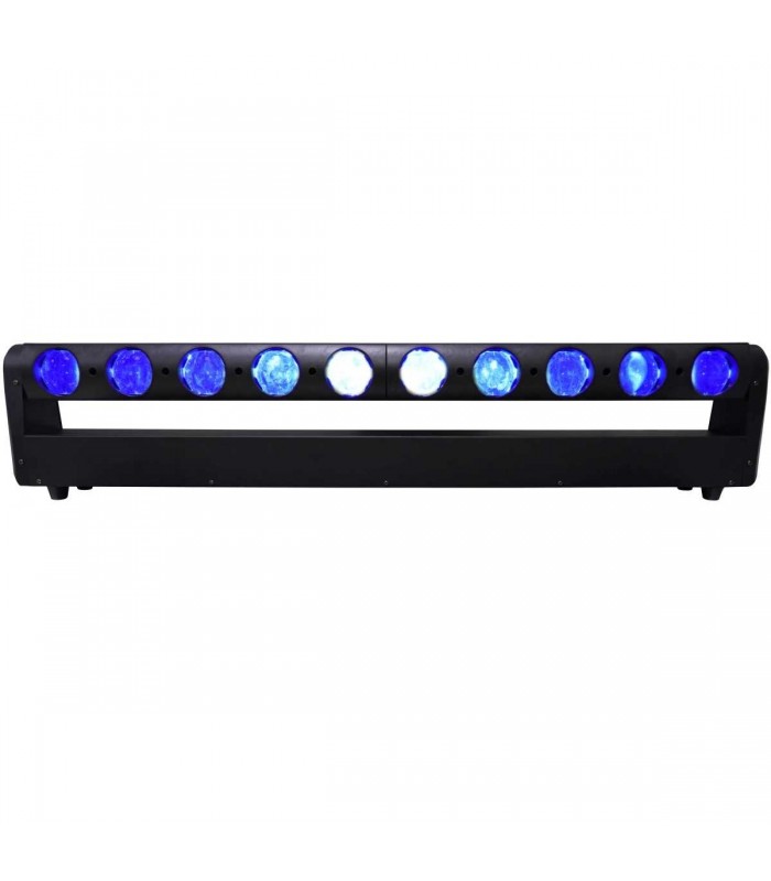 GOLDEN CENTURY MH1040 BARRA MOTORIZZATA 10 LED DA 40W RGBW IN BUNDLE 4 IN 1 FLIGHT CASE