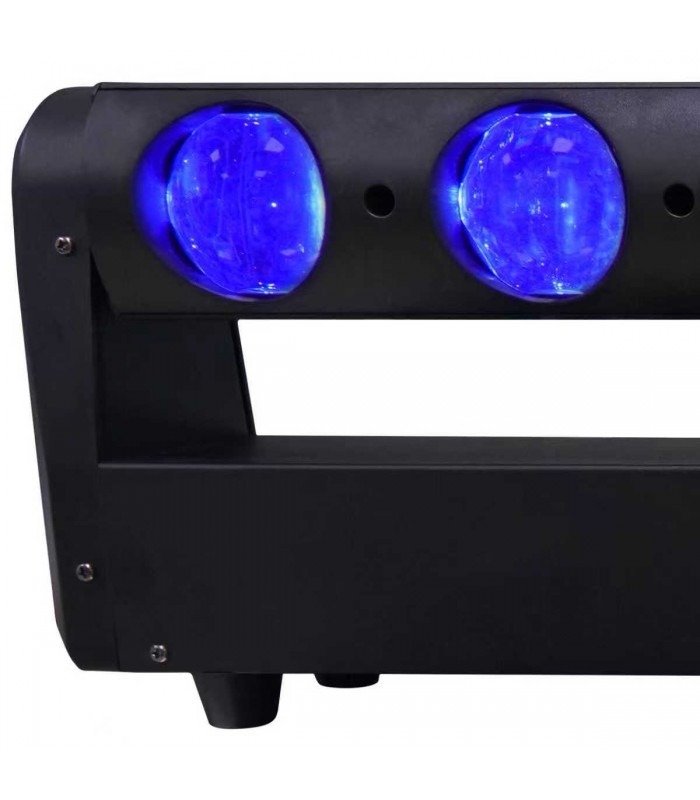 GOLDEN CENTURY MH1040 BARRA MOTORIZZATA 10 LED DA 40W RGBW IN BUNDLE 4 IN 1 FLIGHT CASE