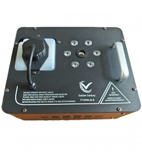 GOLDEN CENTURY F1200LQ-6 MACCHINA DEL FUMO 1200 WATT DMX 6 LED RGB 3 WATT GETTO VERTICALE TIPO GEYSER CO2